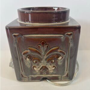Yankee Candle Fleur De Lis Scenterpiece Large Easy Melt Cup Wax Warmer